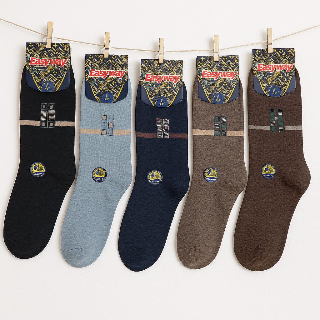 Pack of 10 Premium Wool Socks – 100% Natural Wool, Comfortable and Warm